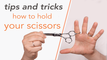 Picture of How to hold your scissors